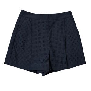 Kate Spade Saturday Black Pleated High Waisted Preppy School Girl Skort